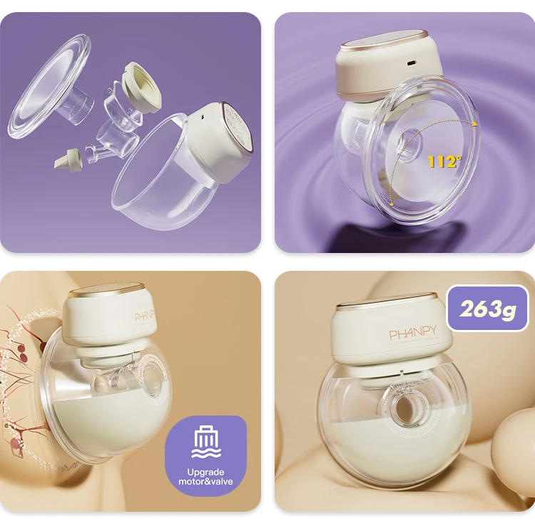 Ph742055 Breast Milk Pump Automatic Extractor Adjustable Painless