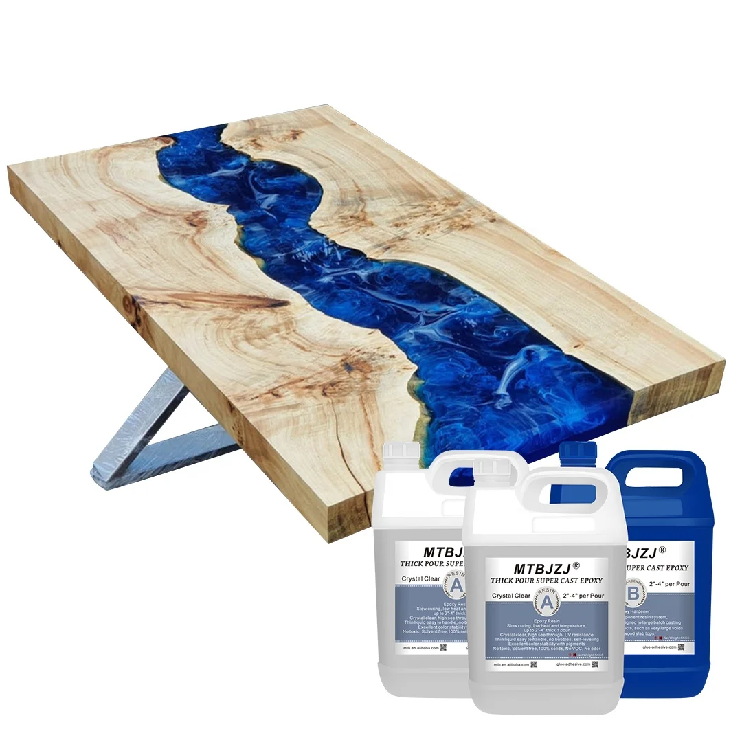 Deep Pour River Table Super High Gloss Casting Epoxy Resin
