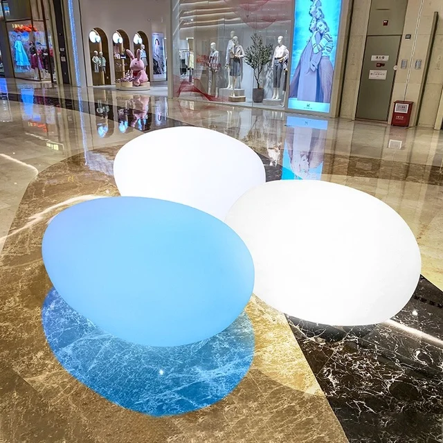 Outdoor Remote Controlled Multi-Color Luminous Ball Orb Sphere Light Glow in the Dark Pool Balls LED Stepping Stones Christmas