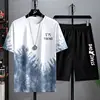 เสื้อ+กางเกงขาสั้นสีฟ้า (ชุด)