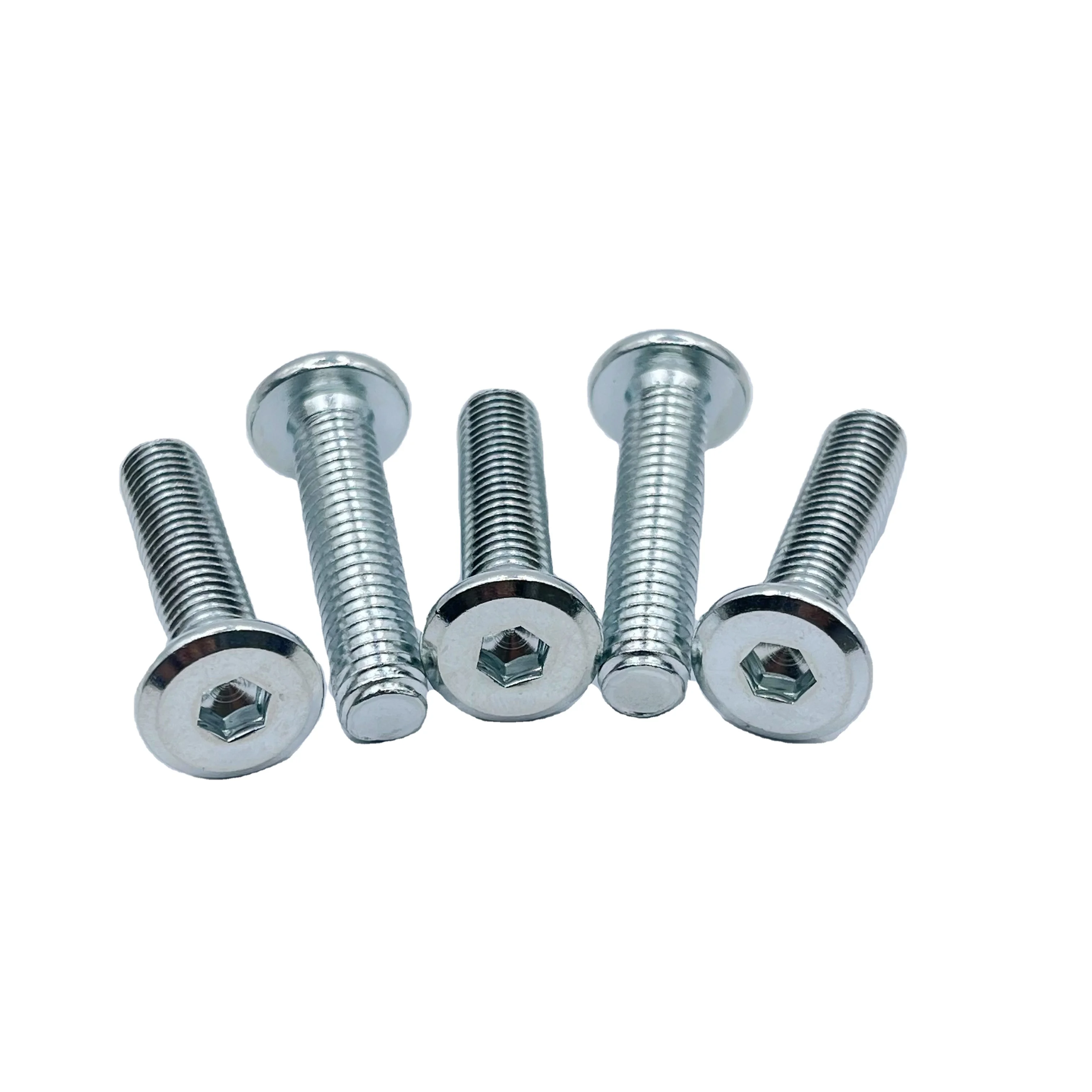 Zinc Plated Carbon Steel Flat Bolt Stainless Steel Furniture Screws
