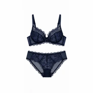 Top Lace Bra Featuring Intricate Floral Texture Refined Metal Accent Sexy Underwear Women Lingerie for Lady Lace Bra Wholesale