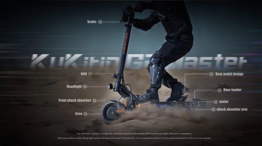 Ultimate Well-priced Cutting-edge Quality Kirin G2 Master All-terrain Electric Scooter for Ages