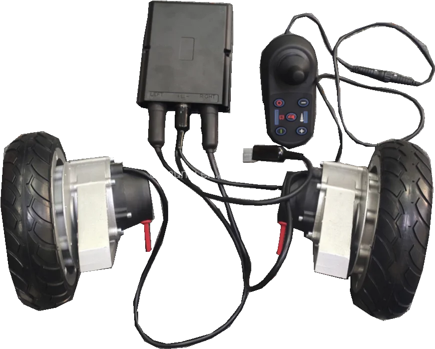 24v 250w Wheelchair Conversion Motor Kit To Electric 12 Inch With Controller Wheel Motor For