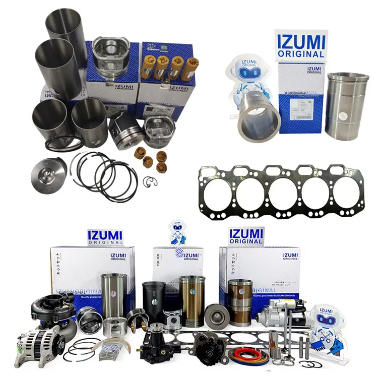 IZUMI ORIGINAL 10PE1 Overhaul Rebuild Kit Diesel Engine Parts For ISUZU