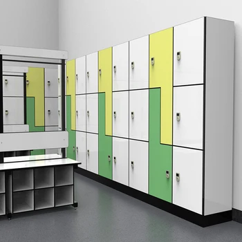Customized waterproof dormitory Compact laminate factory staff locker room for Dressing Room