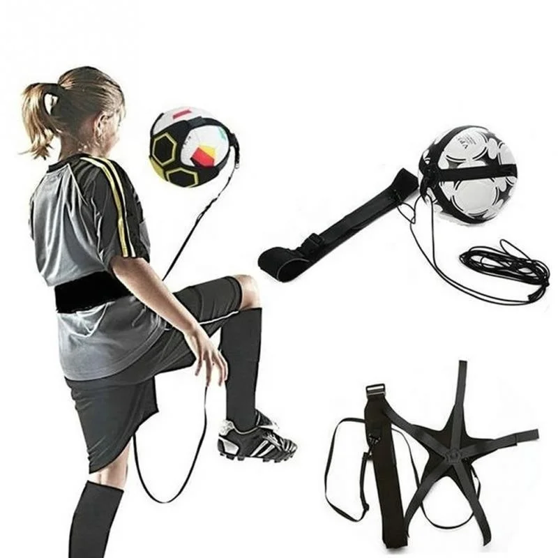 Football Trainer Soccer Ball Practice Belt Training Equipment Sports Assistance# 