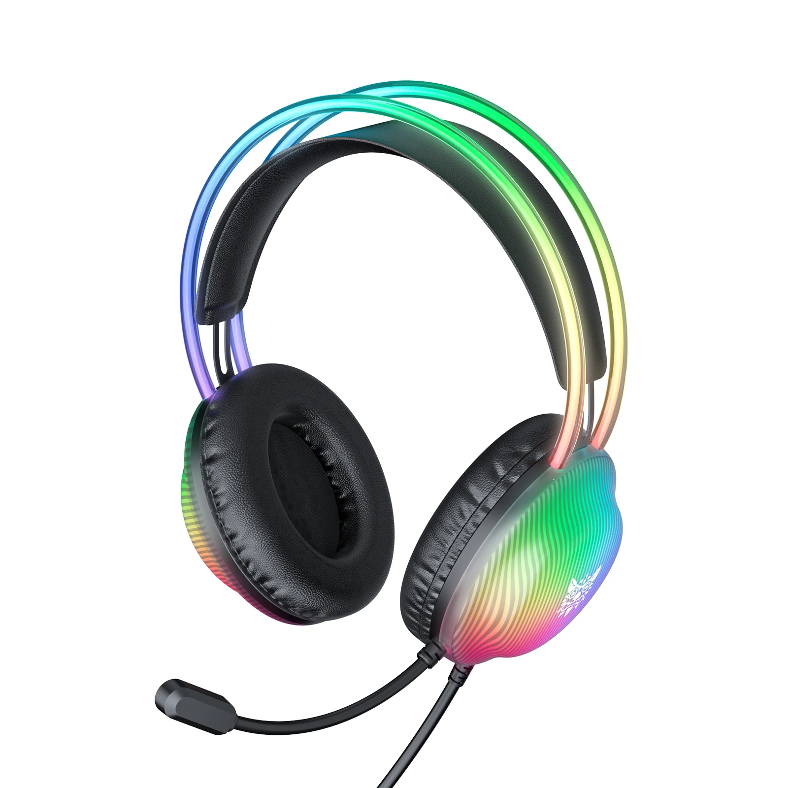 ONIKUMA X29 Best Budget Premium Wired PC Gaming Headsets Gaming Audio Gear  Sports Headphones RGB With Mic for Gamer