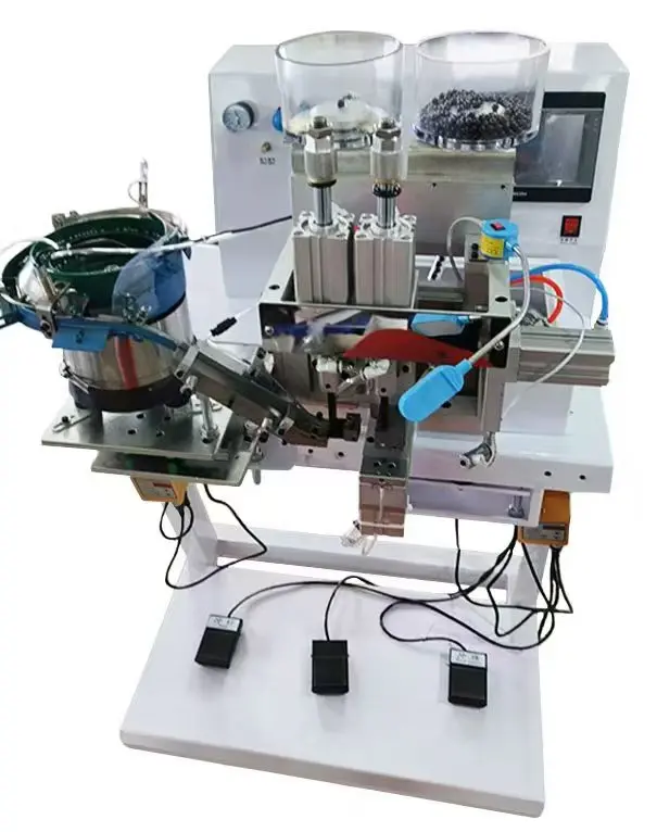 Automatic Mixed Rhinestone Pearl Punching Machine for Fabrics Beads Stone Attaching