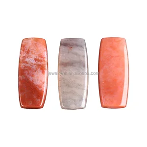 South African Gold Engagement Wedding Pendant Necklace with Flame Pattern and Natural Red Pigment Dots