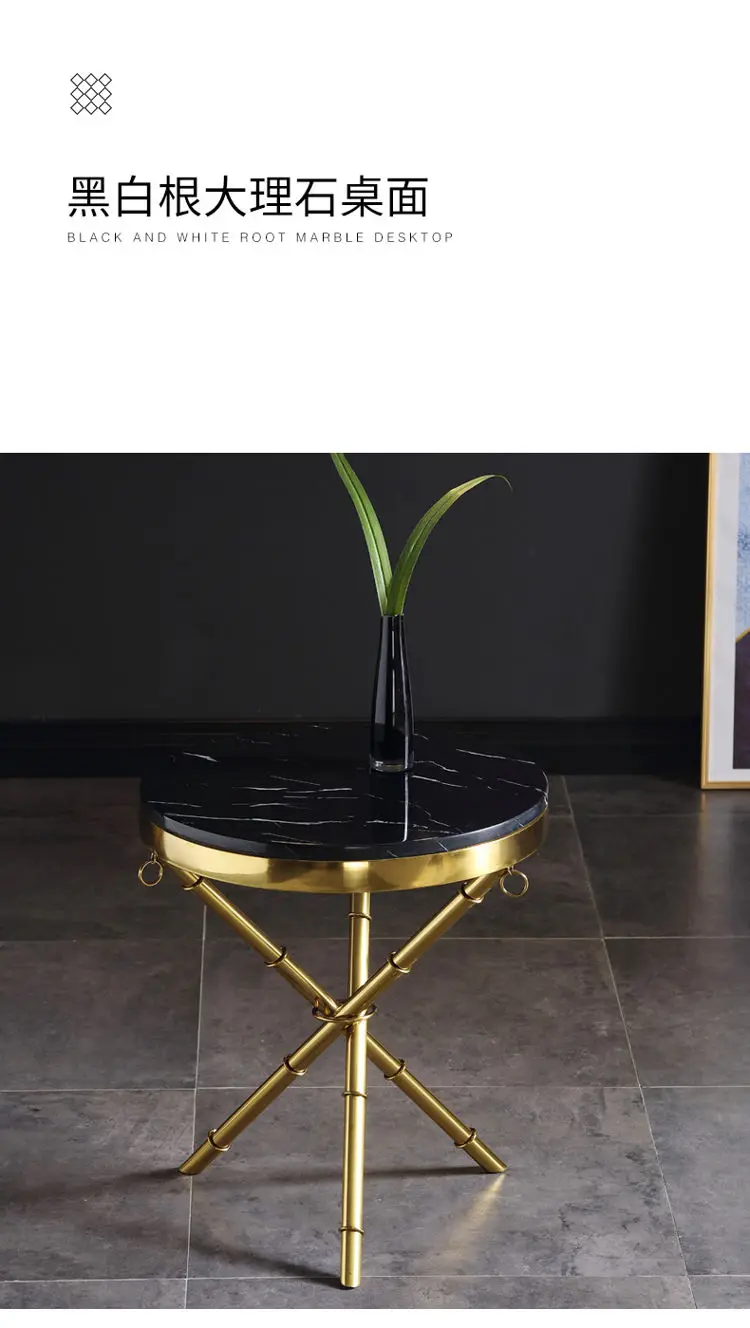 Luxury Accent Table Living Room Furniture Marble Top Round Stolik Na Balkon 2021 Modern Stainless Steel Side Table - Buy Gold Accent Table,Stolik Na Balkon,Side Table Modern Stainless Steel Product on