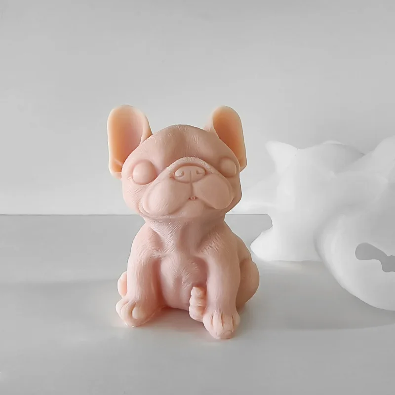 Angry Puppy Silicone Candle & Gum Drops Mold DIY Handmade Cake Tool details
