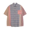 Plaid Patchwork Shirt