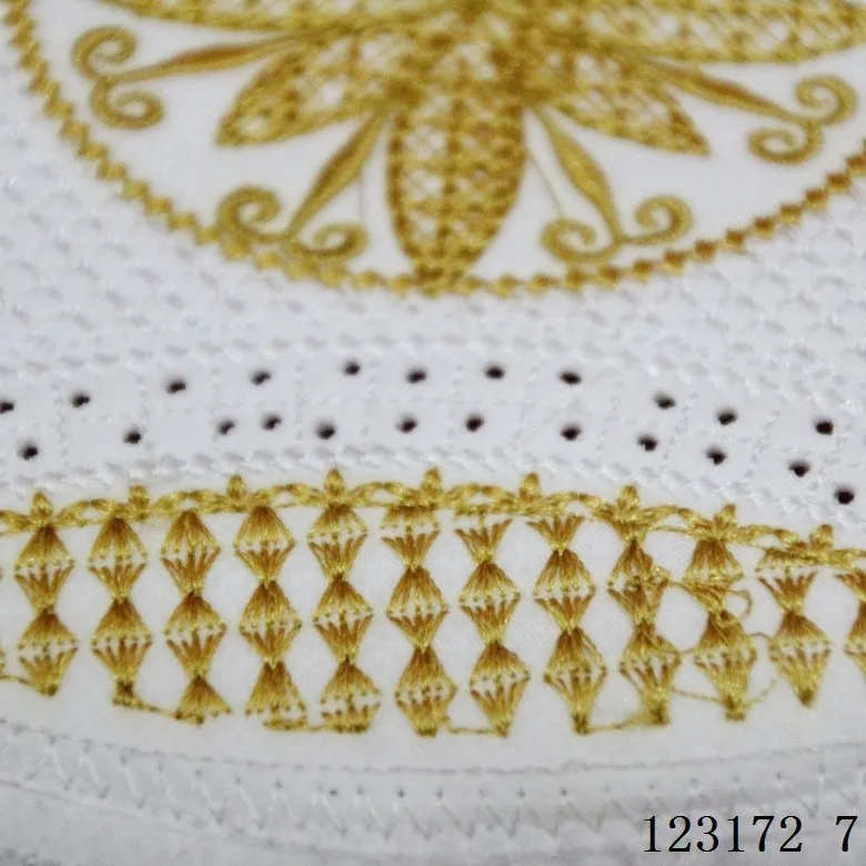 New Style Prayer Exquisite Gold Thread Full Embroidery  Kufi Hat Turkish  Muslim Hat for Men