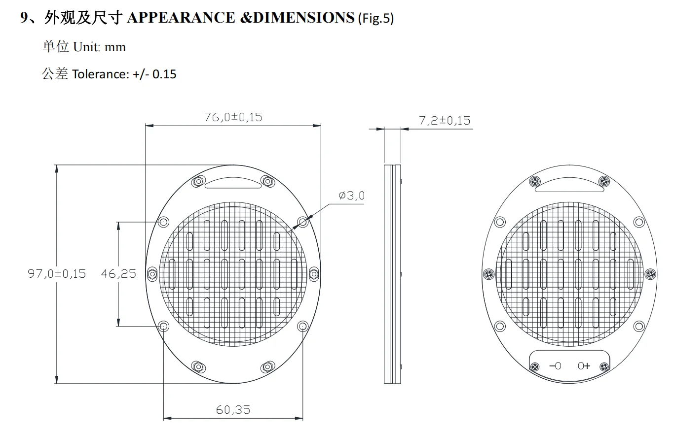 High Definition Isodynamic Planar Magnetic Driver 97mm - Buy Planar ...