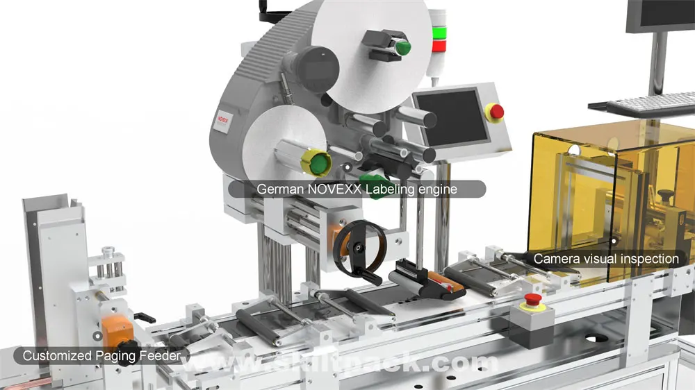 Skilt Auto Clothing Hang Tag Label Labeling Machine Label Applicator