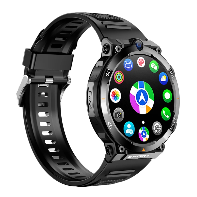 2023 Latest 4G Smart Watch Sim Card Built Programmable 1.39 Inch Luxury Android 8.1 Smart Watch H10 with GPS WIFI