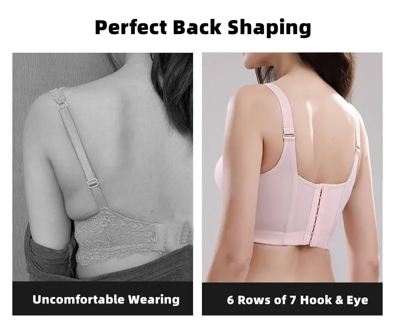 Big Breast Full Back Coverage Bra Hide Back Side Fat Fashion Deep Cup