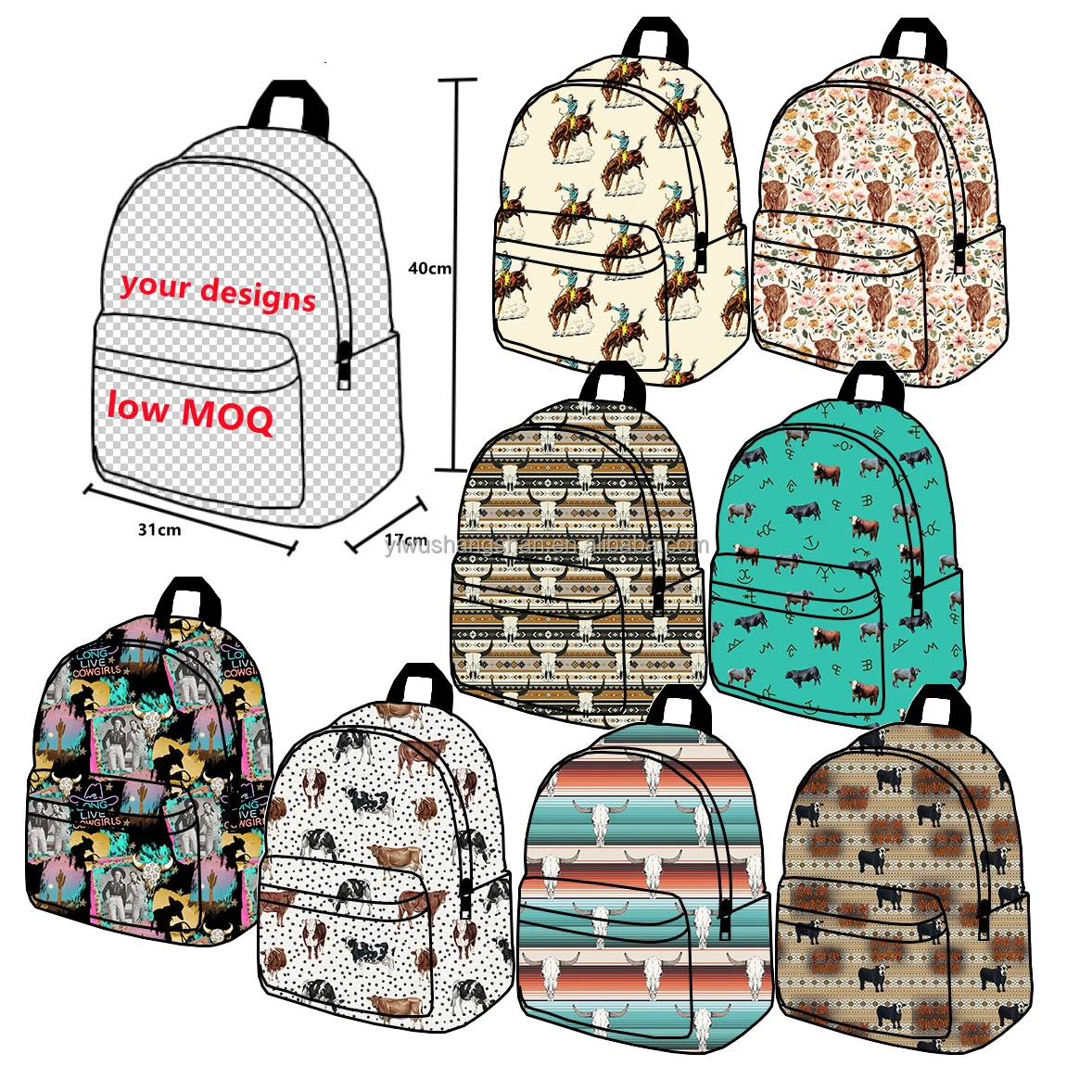 Wholesale Custom Print Backpack Kids Girl Boy Gifts Little Backpack ...