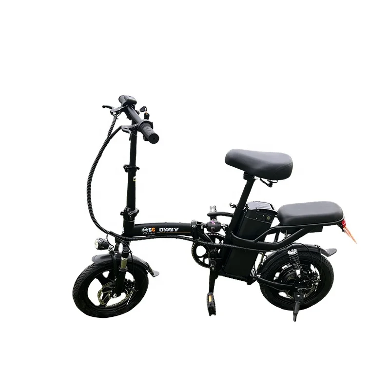 Oyfly Folding Electric Bike Mini Foldable E Bike Fat Tire 350w Adult ...