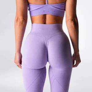 Unique Design Women Fitness Sports Yoga Leggings Activewear Soft Stretchy High Weaisted Seamless Geo Leggings