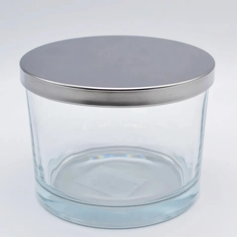 Wholesale Glass Candle Jars 140ml 530ml 730ml Fashion Glass Candle