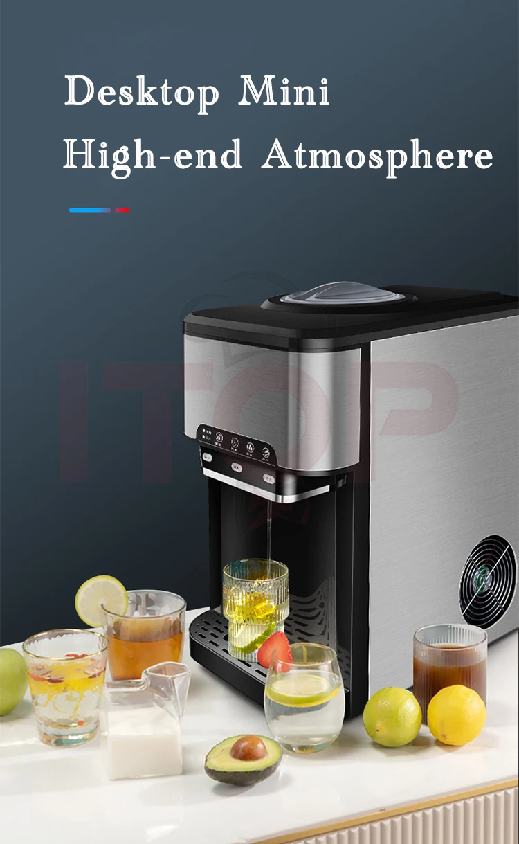 Crush Ice Maker Commercial Ice Maker Machine Home Use Fast Countertop
