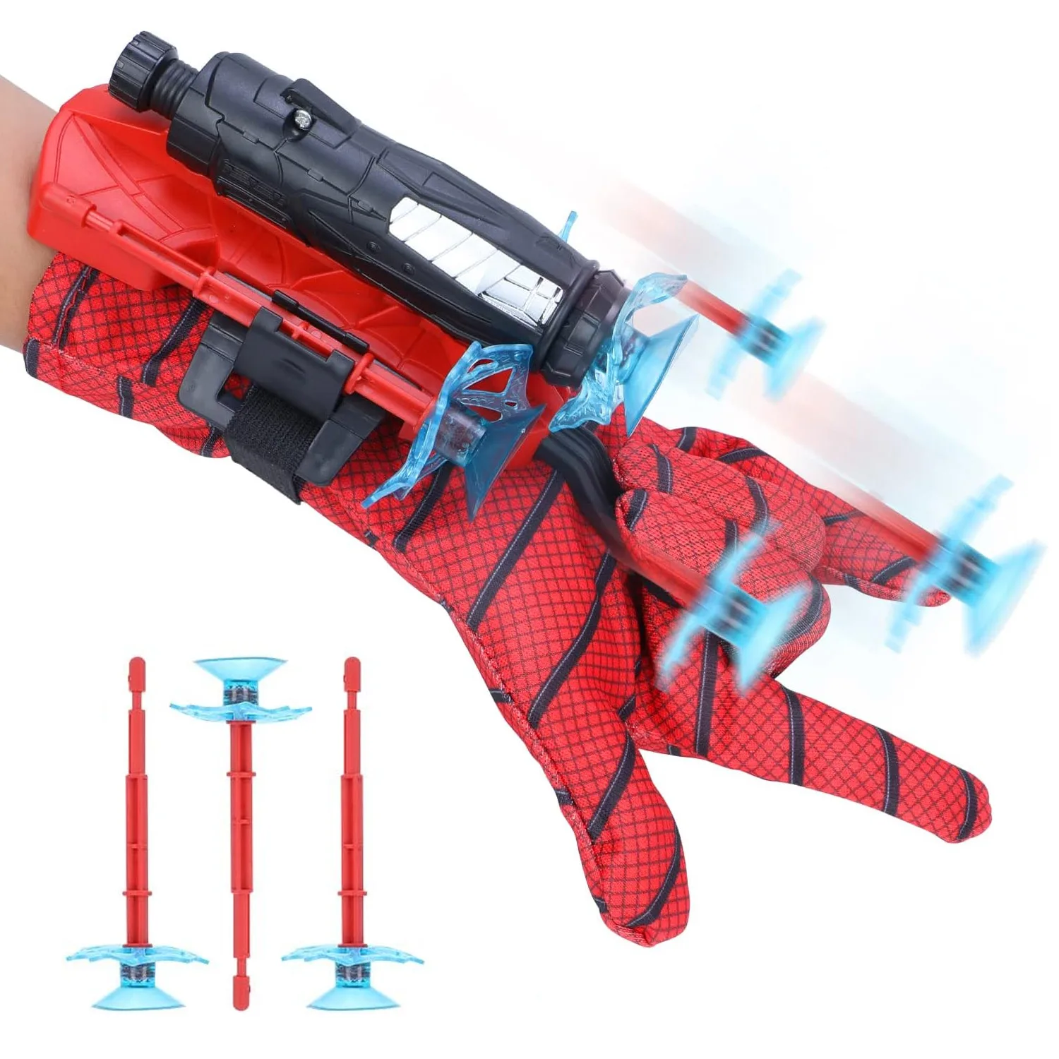 Cosplay Spider-man Costume Toy Web Shooter Wrist Launcher Shooter Web ...