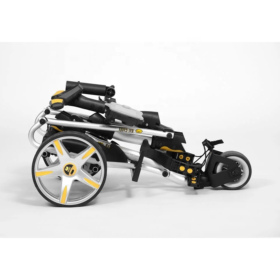 Power Line Trolley Motor Caddy Golf Trolley With Seat Electric Golf Trolley