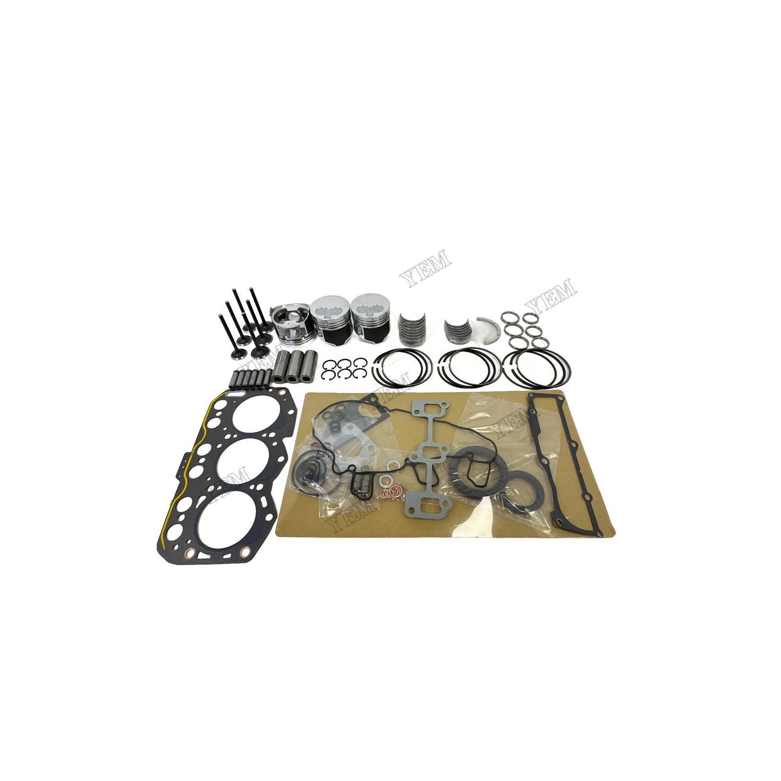 3YM30AE Overhaul Rebuild Kit For Yanmar Gasket Piston Set Engine Parts With Warranty