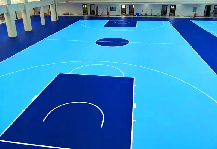 Durable Outdoor Polyurethane PU and Rubber Plastic Sports Court Soft and Waterproof Basketball Volleyball Tennis Court
