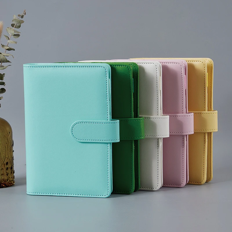 A6 Custom Planner Money Savings Agendas Organizer Mini Metal Ring Budget Binder With Cash Tracker Envelopes