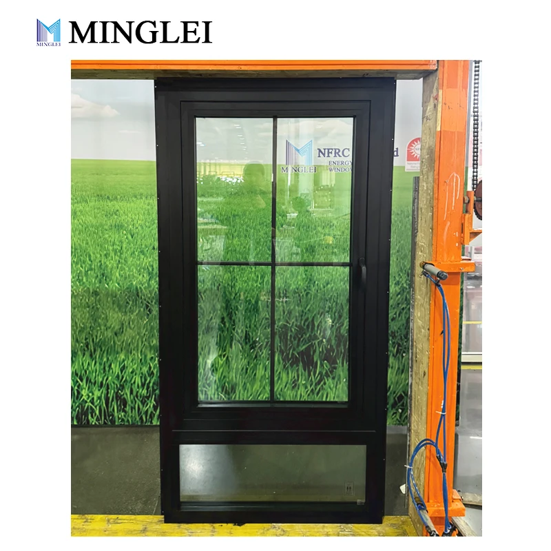 product nfrc approved high performance black aluminum window energy efficient thermal insulated casement window triple glazed windows-3