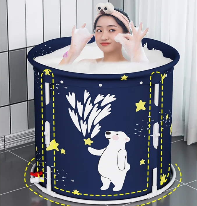 Портативная ванна для взрослых, отдельно стоящая Ванна, спа для душевой кабины, Складная Ванна для замачивания, горячая ванна, Ледяная Ванна
