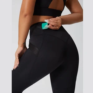 Fashion Compression Women Peach Hip Four Way Stretch Warm Leggings De Yoga for Winter Indoor Pilates Active Wear