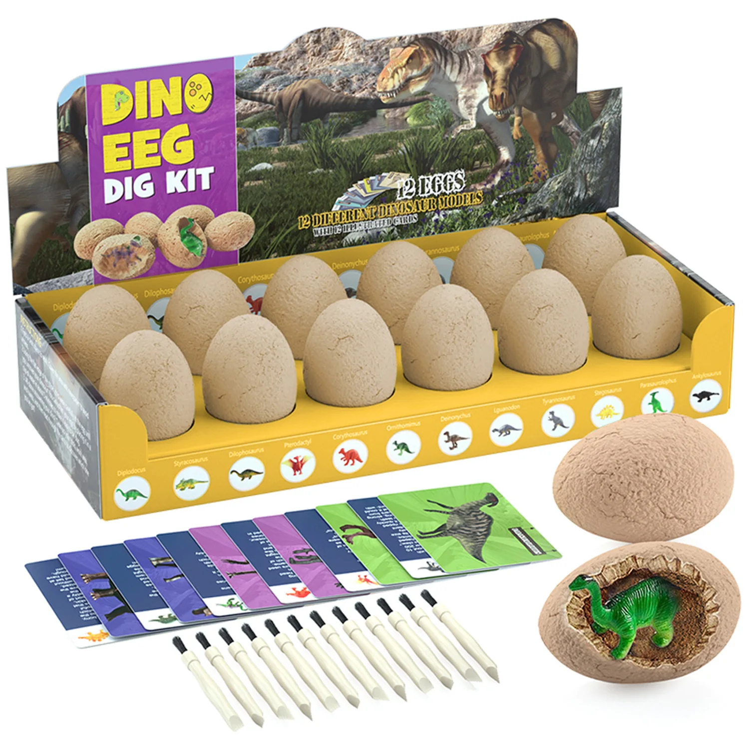 Dig a Dozen Dino Eggs Dig Kit Archaeology Science STEM 