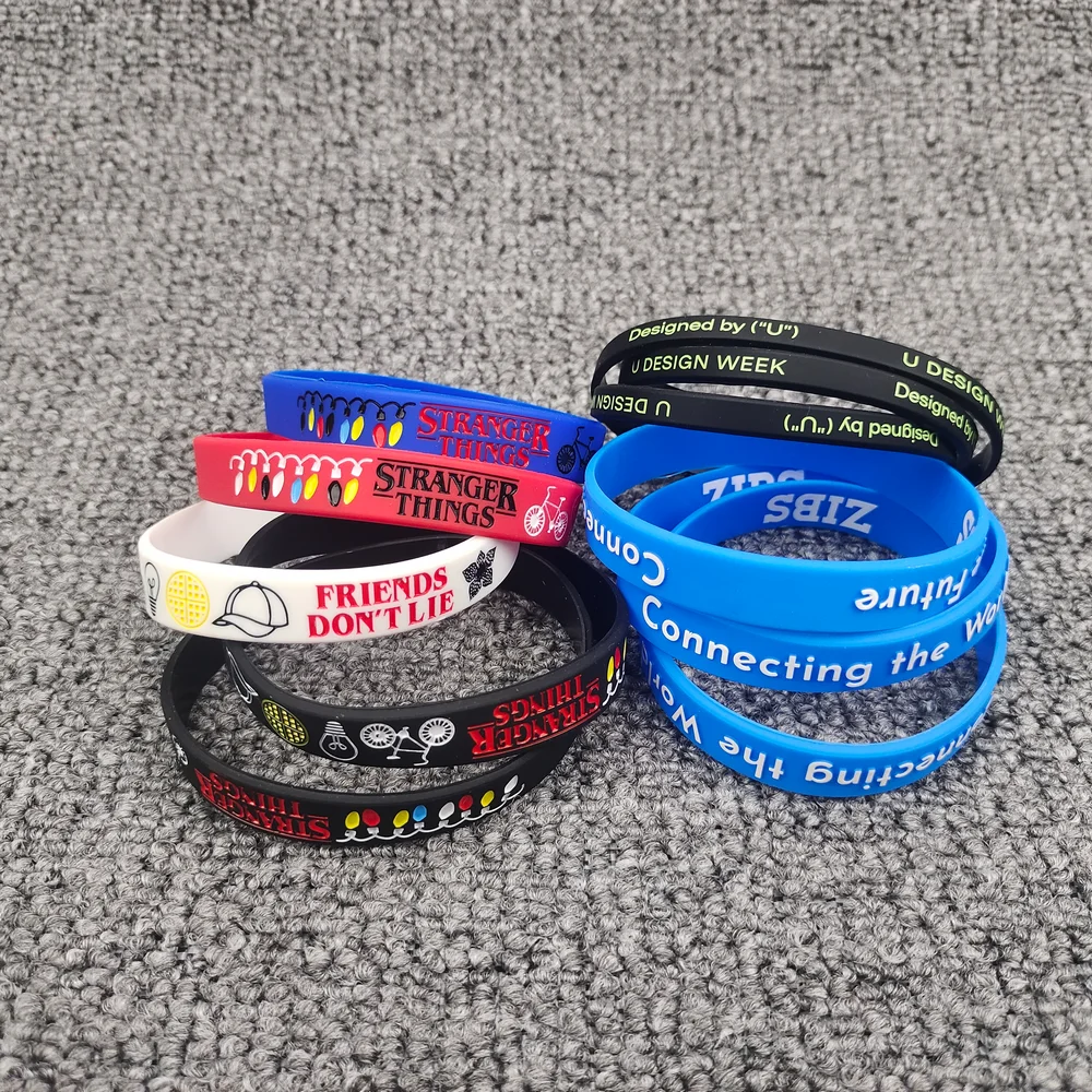 Custom Silicone Bracelets,Make Your Own Rubber Wristbands With Message