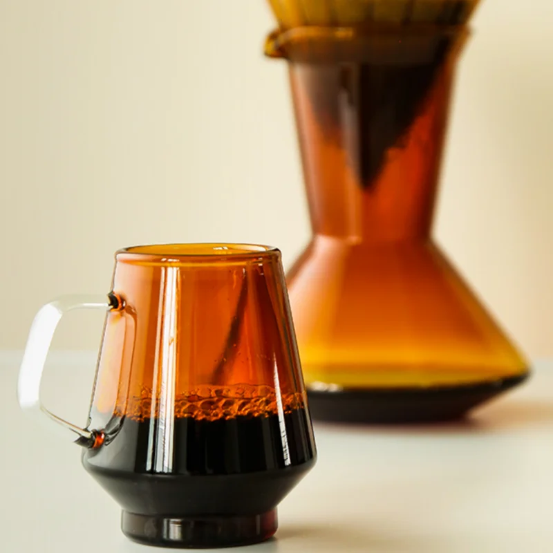 Funny Small United Borosilicate Thermal Glass Pour Over Dripper Coffee Pot