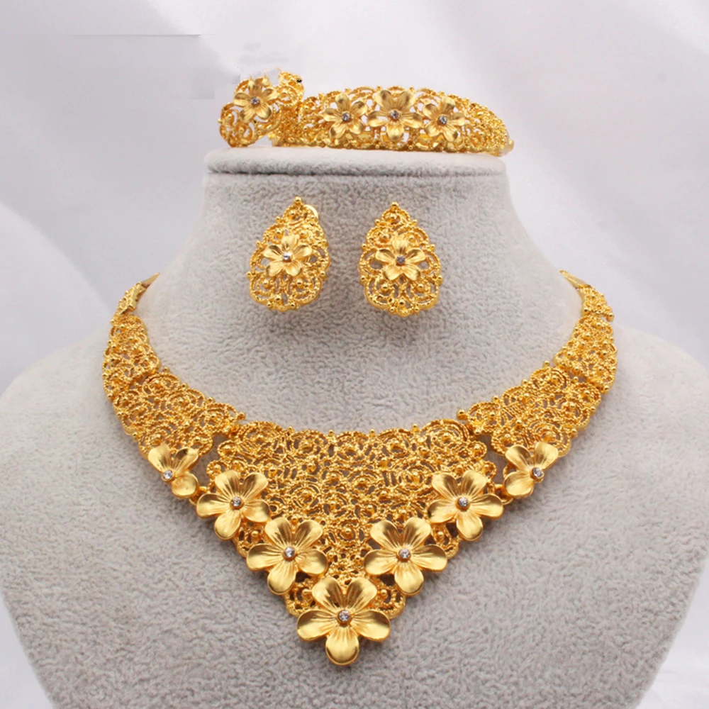 Parure Bijoux Danse Orientale Femme - Collier + Boucles D'Oreilles Pièces De Monnaie Dorées Élégantes Pour Danse Du Ventre