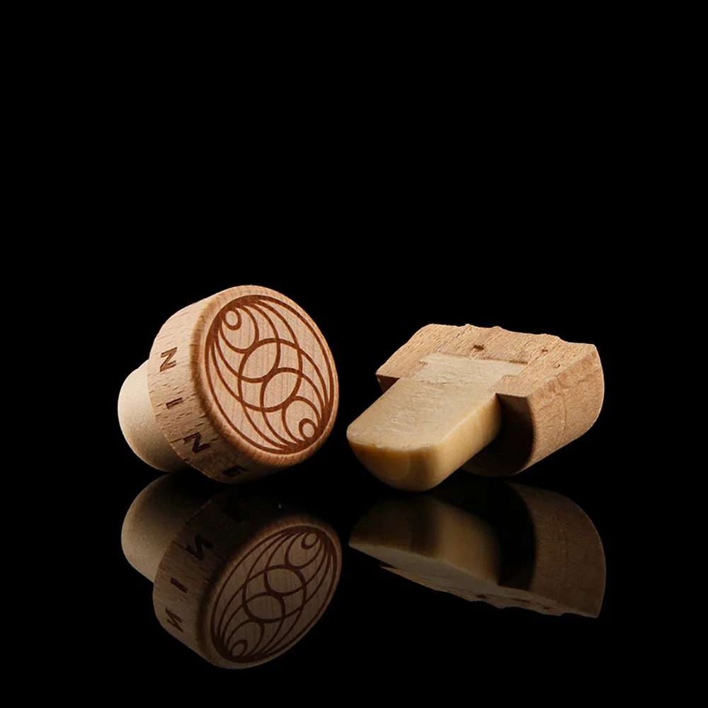 Digital Printing Make Personalized Wine Bottle Stoppers Vodka Alcohol Cork Liquor Wooden Glass Bottle with t Cork Cap Stopper