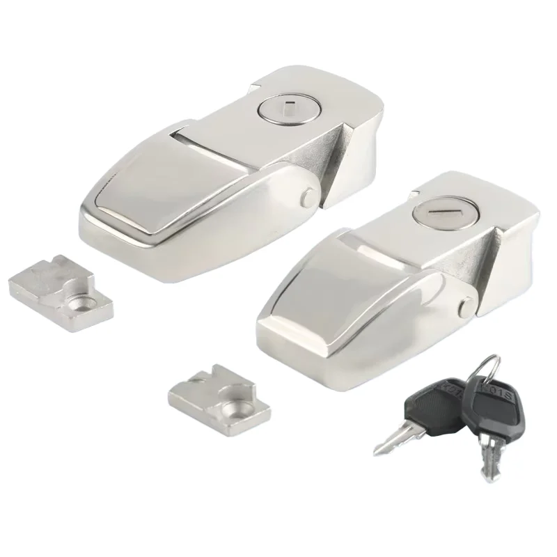 DK604 Square Hasp Stainless Steel Grade 1000 Series Decorations Cabinet Door Lock DKS Hasp Lock Hidden Hasp with Cutting Service