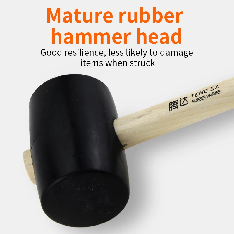 OEM настраиваемый стальной молоток с ручкой из массива дерева для украшения керамической плитки и установки пола 16 унций