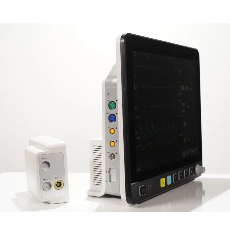 Portable Veterinary Vital Signs Monitor Multiparameter Digital Pet Animal Electrocardiograph for Anatomy Appliances Vet Monitor