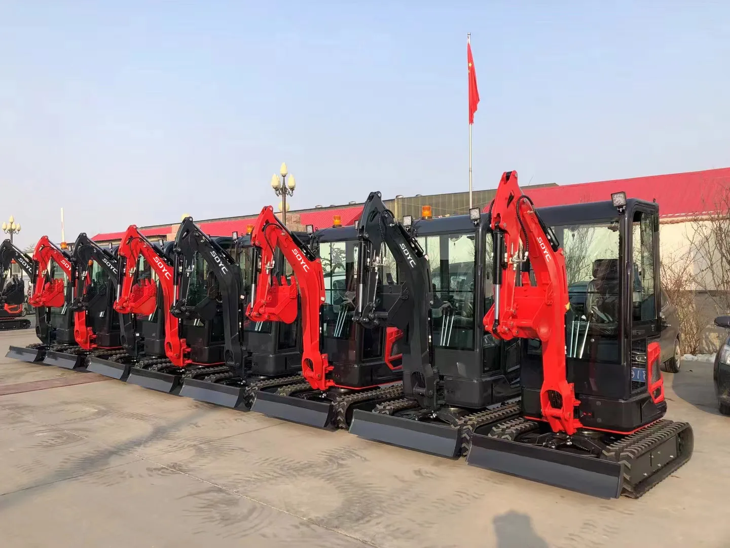 Free Shipping Mini Excavator 1.8 Ton EPA Farm Small Digger