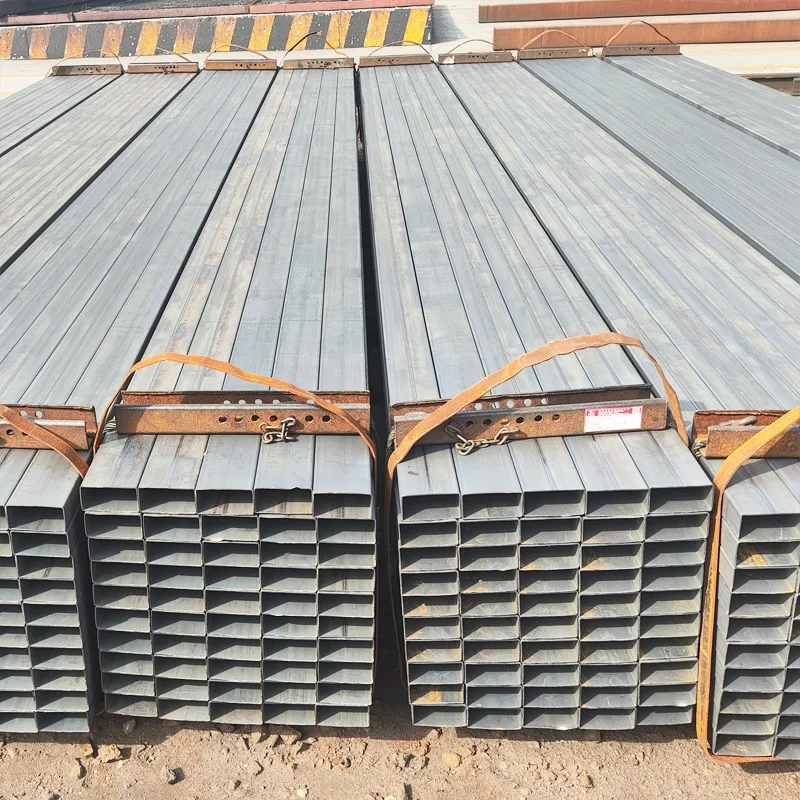 Welded Steel Shs Box 200x200 Square Hollow Section 6mm Wall Thickness Iron Bar Pipe ERW for Structure Cutting Available