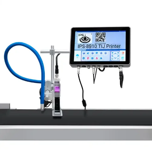 High Speed White Ink CIJ Inkjet Printer for Rubber Hose Pipe Cable Tube ...