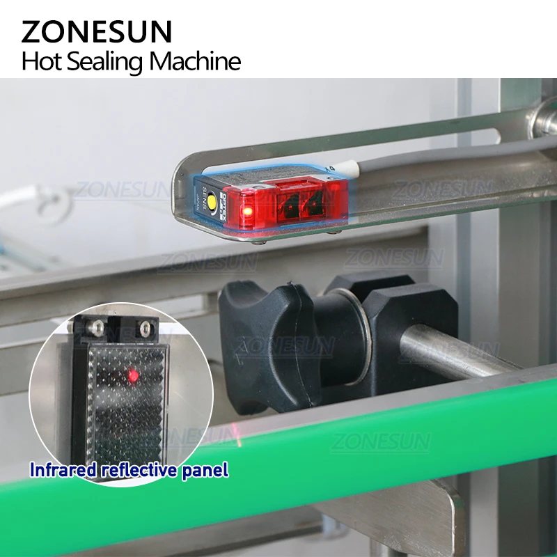 ZONESUN ZS-FKR4T Automatic 4 Heads Bucket Jar Bottle Aluminum Foil Film Roll Heat Press Sealing Machine