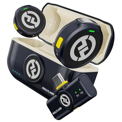 Hollyland Lark M2 Wireless Microphone - 300m Range, 10H Life