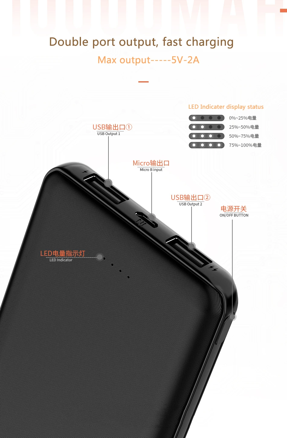 Factory Outlet Power Bank Outdoor High Quality Power Bank Power Bank