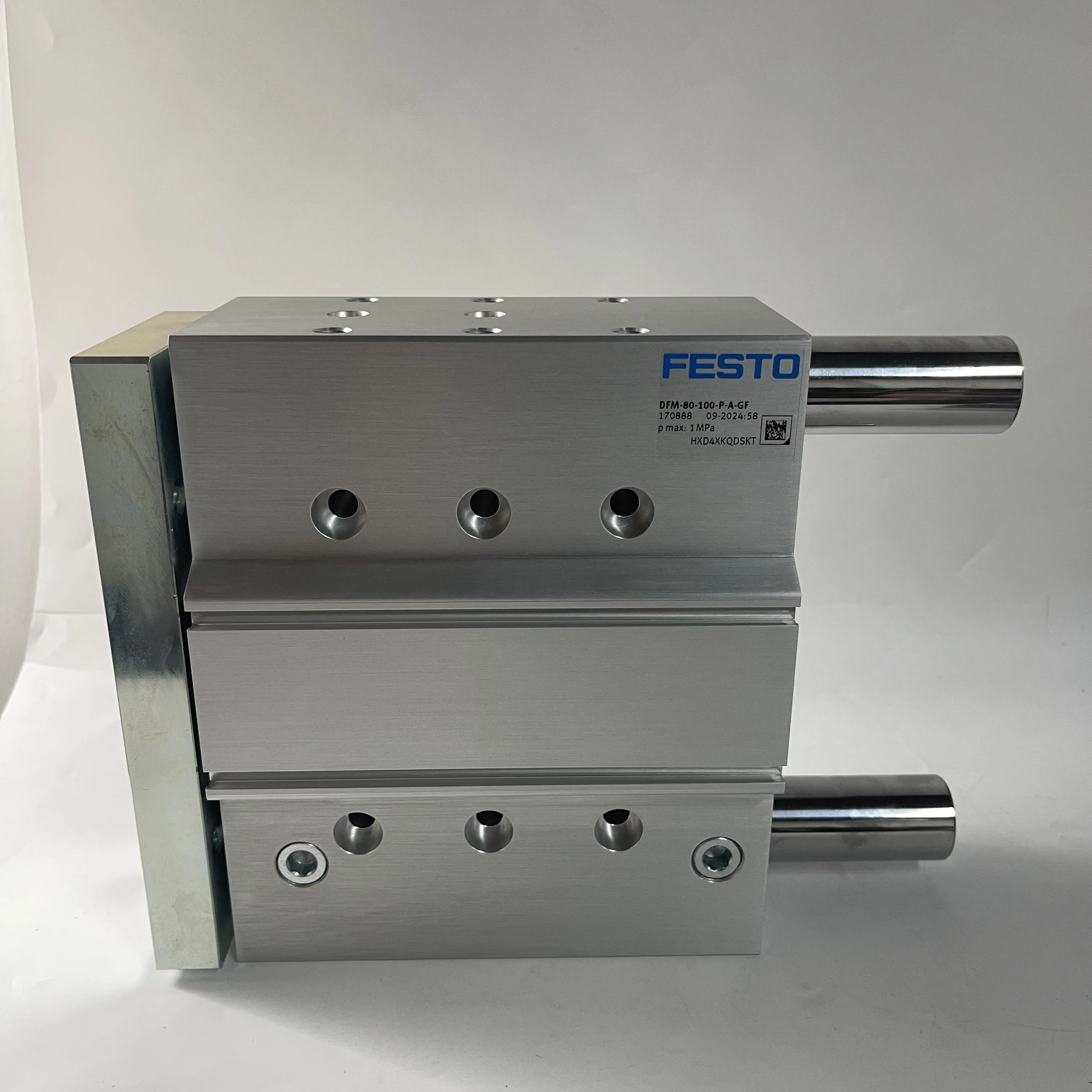 FESTO Guided Pneumatic Cylinder DFM-80-100-P-A-GF FESTO Guided Pneumatic Cylinder DFM-80-100-P-A-GF